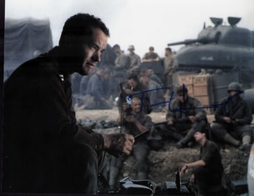 Tom Hanks signed photo
