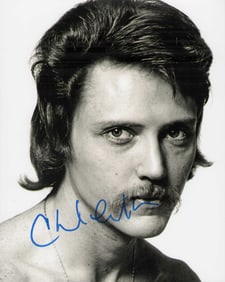 Christopher Walken signed photo