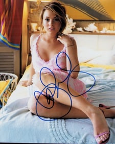 Lindsay Lohan signed photo