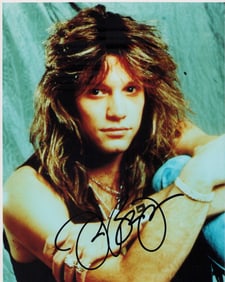 Jon Bon Jovi signed photo