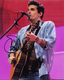 John Mayer signed photo