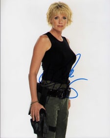 Amanda Tapping signed photo