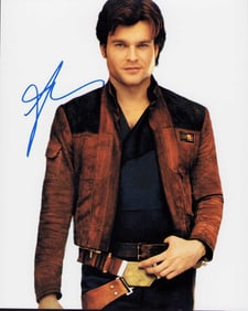 Alden Ehrenreich signed photo star Wars