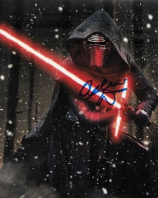 Adam Driver Star Wars signed photo