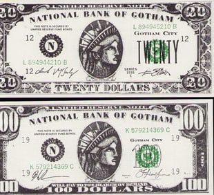 Batman Returns Prop money