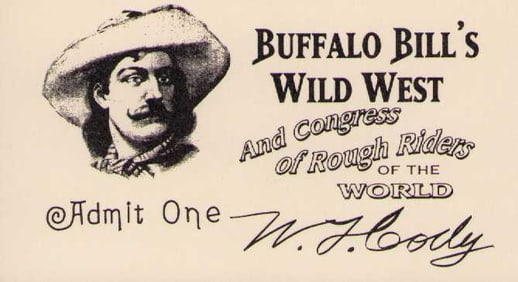 Back to the Future III prop ticket