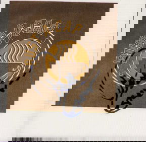 Jackie Brown prop napkin signed