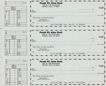 Beverly Hills 90210 Prop bank checks
