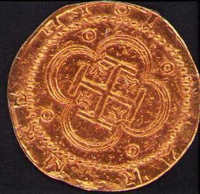 Pirates of the Caribbean prop doubloon coin