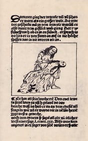 Dracula prop woodcut illustration