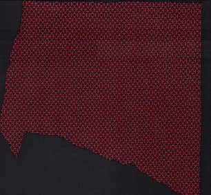 Superman prop swatch of costume fabric