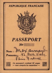 Casablanca prop passport B