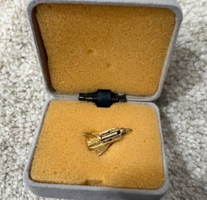 Jim Irwin Moonwalker owned space shuttle pin