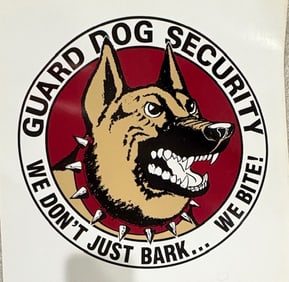 Armed and Dangerous prop door decal John Candy