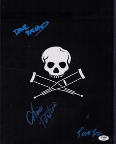 Jackass cast signed 11x14 photo