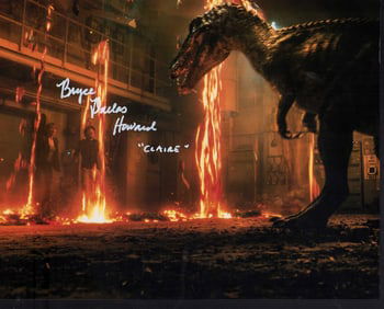 Bryce Dallas Howard Jurassic Park signed 11x14 photo
