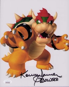 Kenny James signed 8x10 Bowser photo