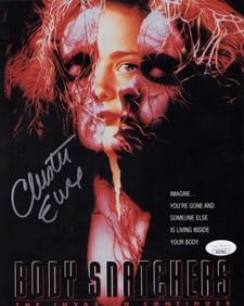 Christine Elise signed Body Snatchers 8x10 photo