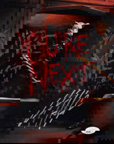 L.C. Holt signed horror still 8x10 photo