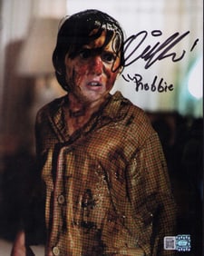 Oliver Robbins signed 8x10 horror photo