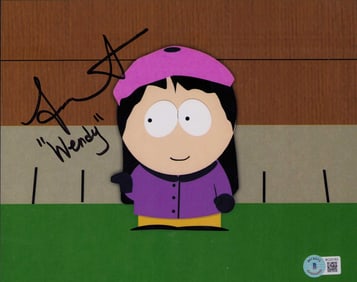 April Stewart South Park signed photo