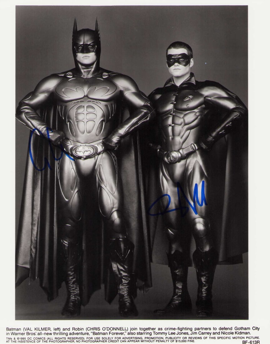 Batman and Robin signed photo 8x10 (1 of 1)