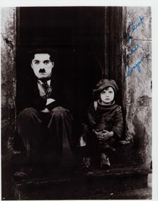Jackie Coogan signed photograph