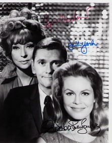 Bewitched cast signed photograph 8x10