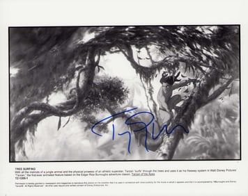 Tony Goldwyn Tarzan signed photo 8x10