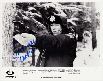 Frances McDormand signed 8x10 photo