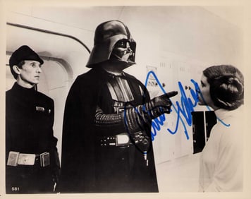 Carrie Fisher signed Star Wars photo 8x10