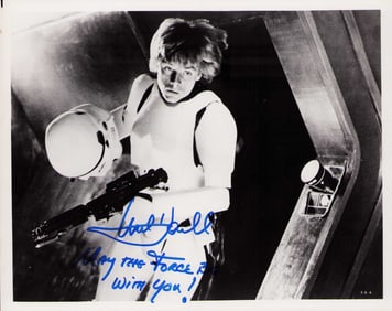 Mark Hamill signed vintage Star Wars photo 8x10