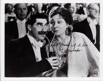 Groucho Marx signed 8x10 photo