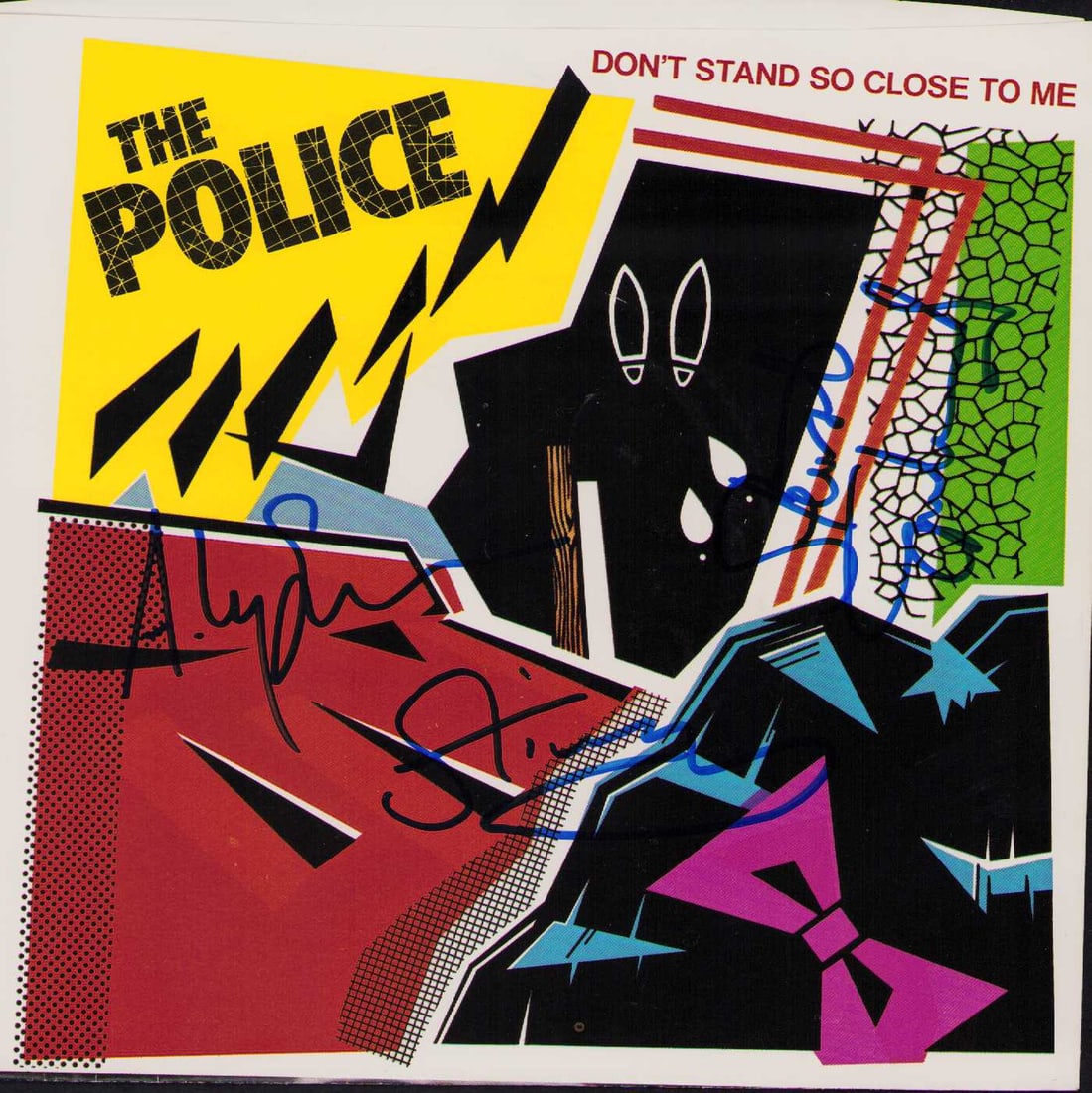 The Police signed 45 rpm picture sleeve record (1 of 1)