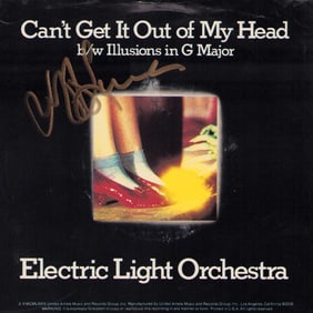 Jeff Lynne signed ELO picture sleeve