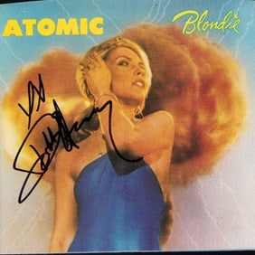 Blondie signed 45rpm record sleeve