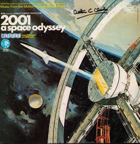 2001 Space Odyssey LP soundtrack signed