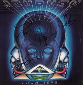 Journey Band signed LP