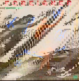 Foreigner band signed LP