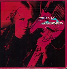 Tom Petty and the Heartbreakers band signed LP