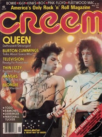RARE Freddie Mercury signed Cream magazine
