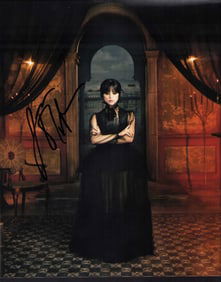 Jenna Ortega signed Wednesday 8x10 photo