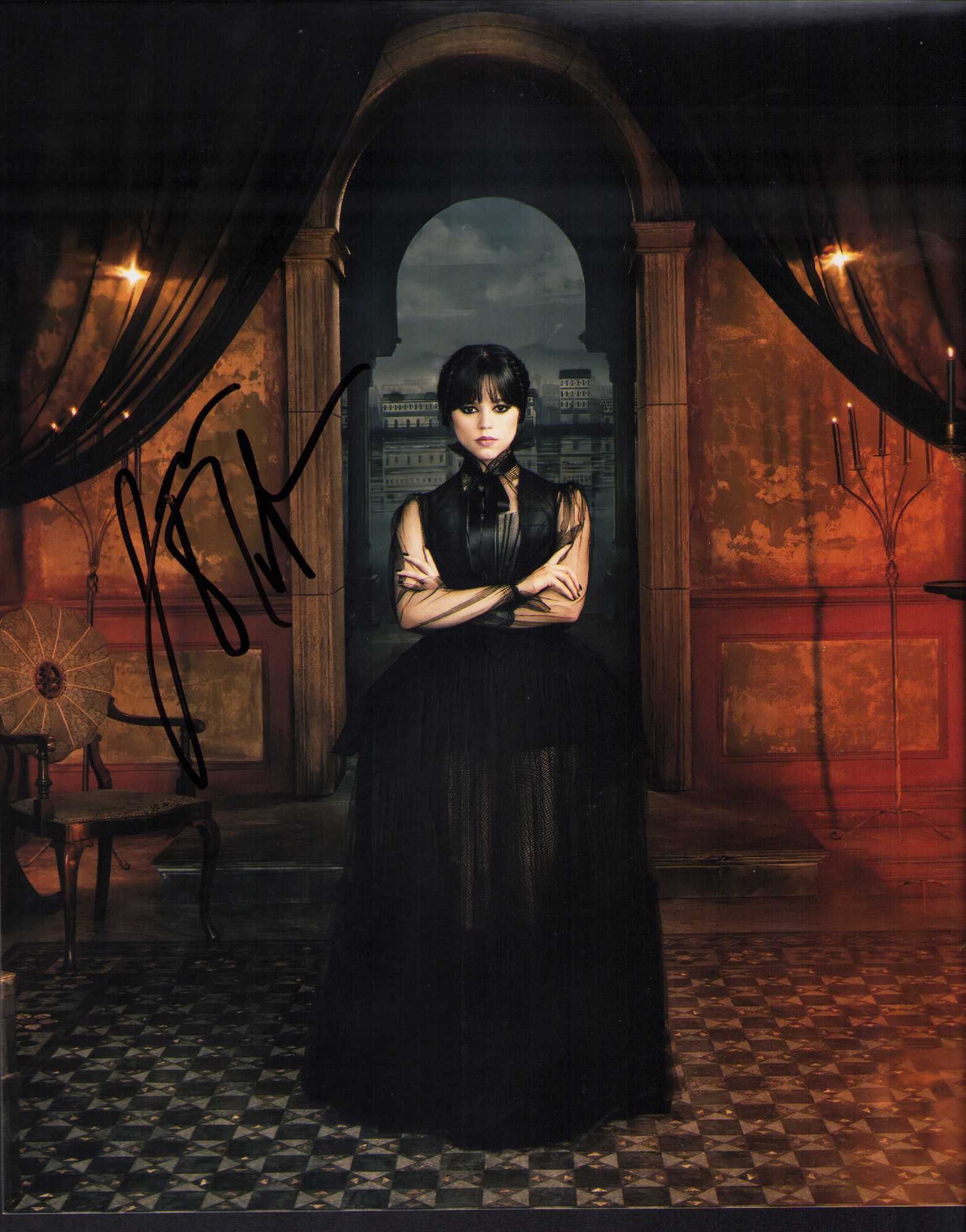 Jenna Ortega signed Wednesday 8x10 photo (1 of 1)