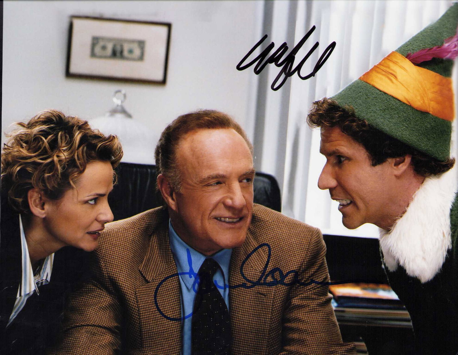 ELF signed 8x10 photo by James Caan and Will Ferrell (1 of 1)