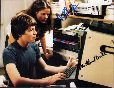 War Games cast signed 8x10 photo