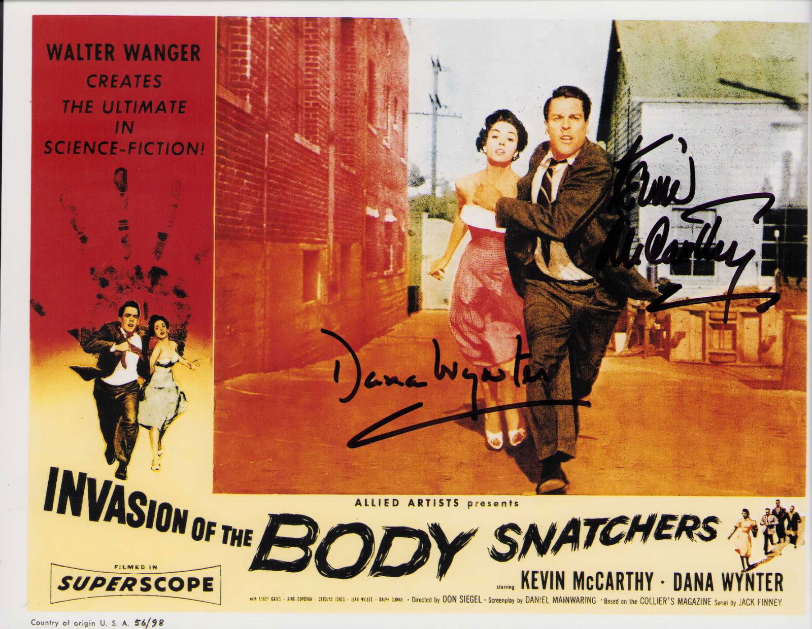 Invasion of the Body Snatchers cast signed photo 8x10 (1 of 1)