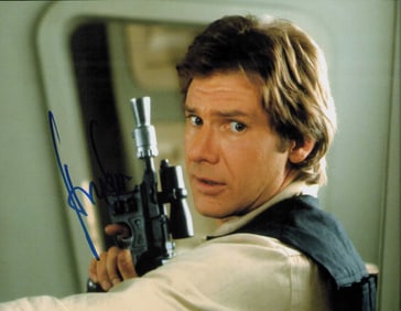 Harrison Ford signed Han Solo Star Wars 8x10 photo