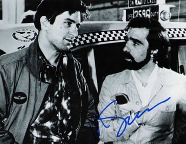 Martin Scorsese signed photo
