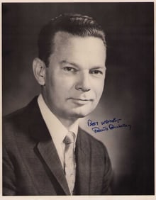 David Brinkley signed photo