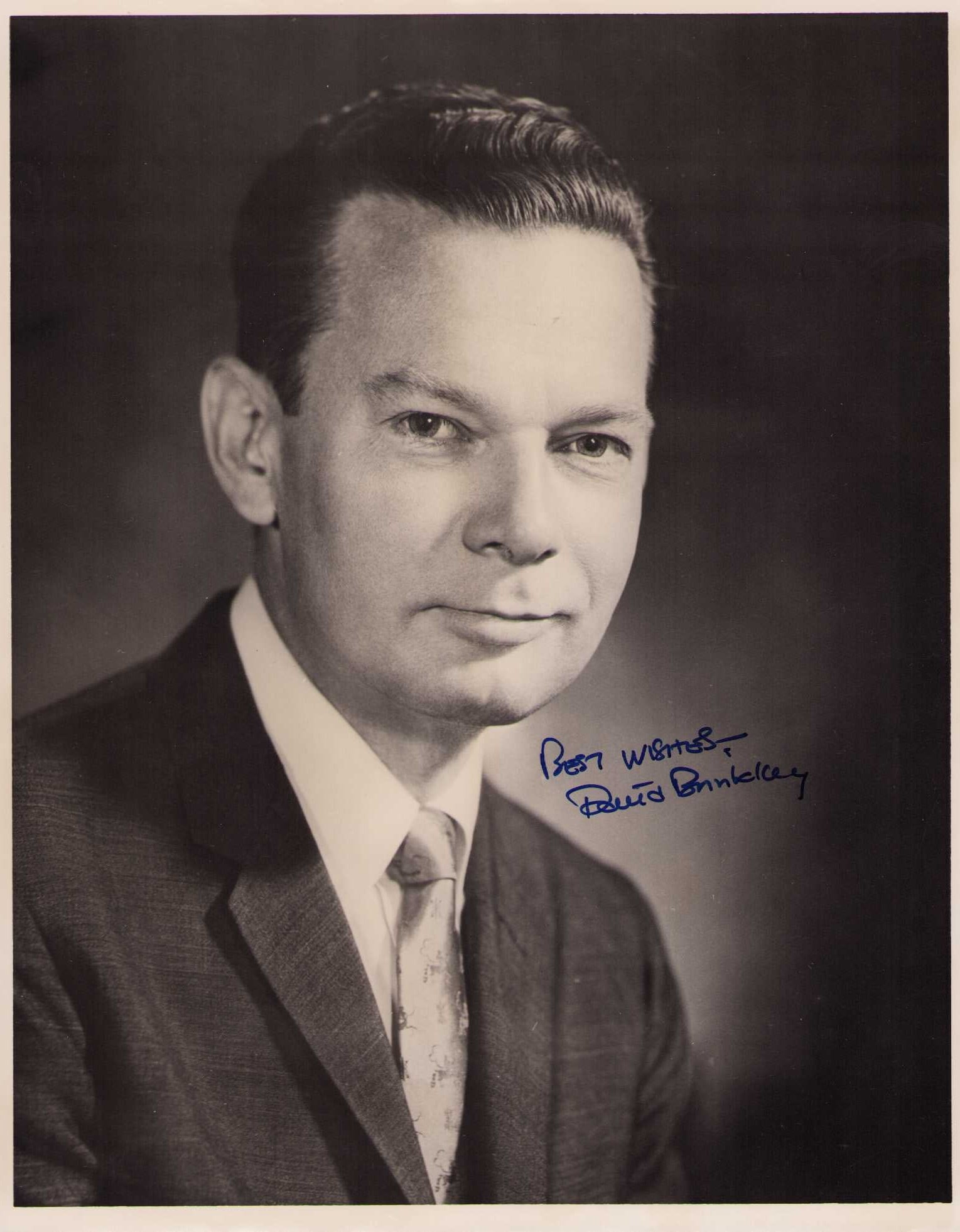 David Brinkley signed photo (1 of 1)